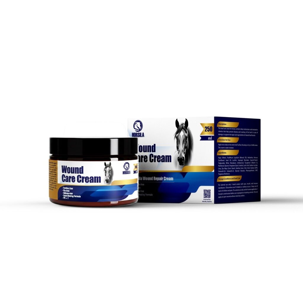 HORSILA Wundpflegecreme für Pferde – 250 ml