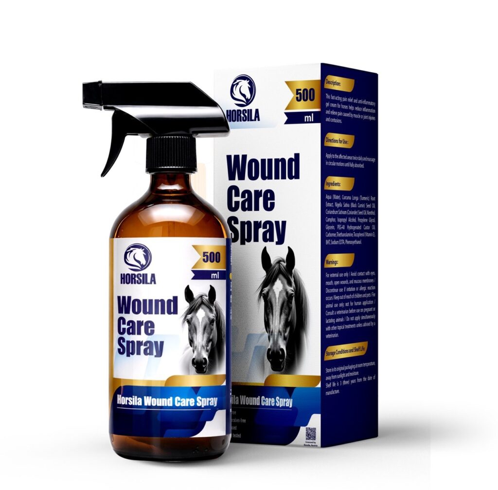 HORSILA Wundpflege-Spray für Pferde – 500 ml